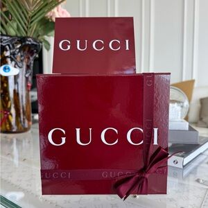 Gucci Empty Gift Storage Accessories Box 7.5”x 7.5”x 3”